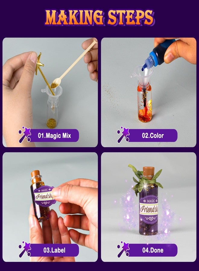 GORISPI Magic Potion Kit for Girls - Fairy Potions Kit 22 Potions Magic Mix Kit for Kids 6 7 8 9 10 12+ Years Mystery Potion Making kit Art Craft Kit Gifts Toys for Christmas Halloween Birthday - Image 5